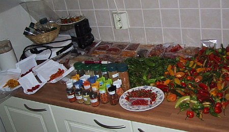 Drying Peppers